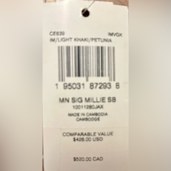 HP π₯βοΈNew Coach Vibrant Pink and Tan Millie Leather Crossbody Shoulder Bag SOLD! - Picture 3 of 16